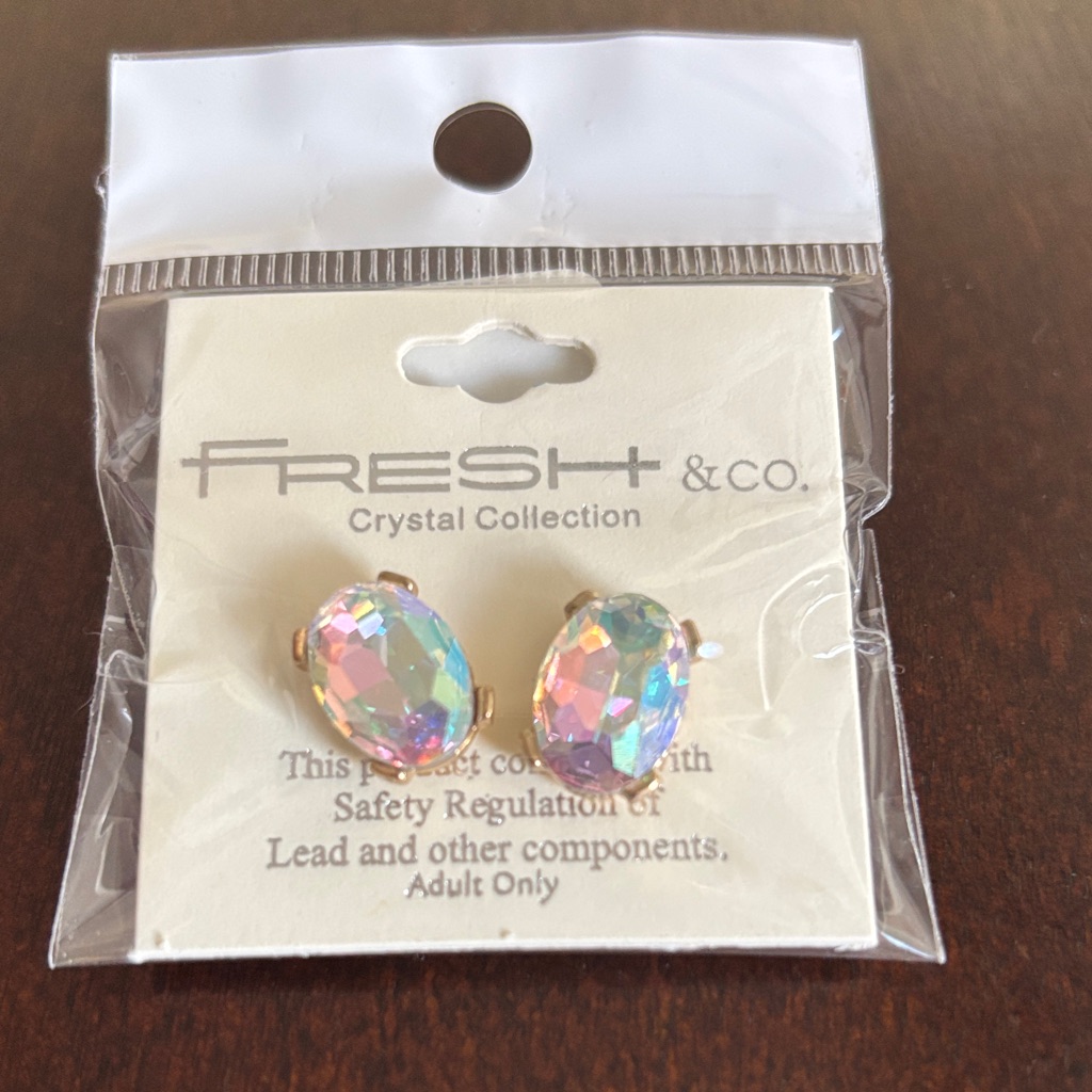 Fresh & Co. Crystal Earrings